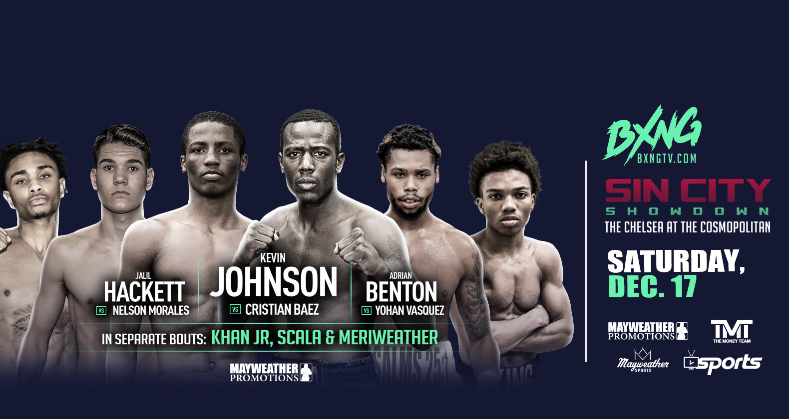 Sin City Showdown Returns by Adding Six ActionPacked Bouts Following